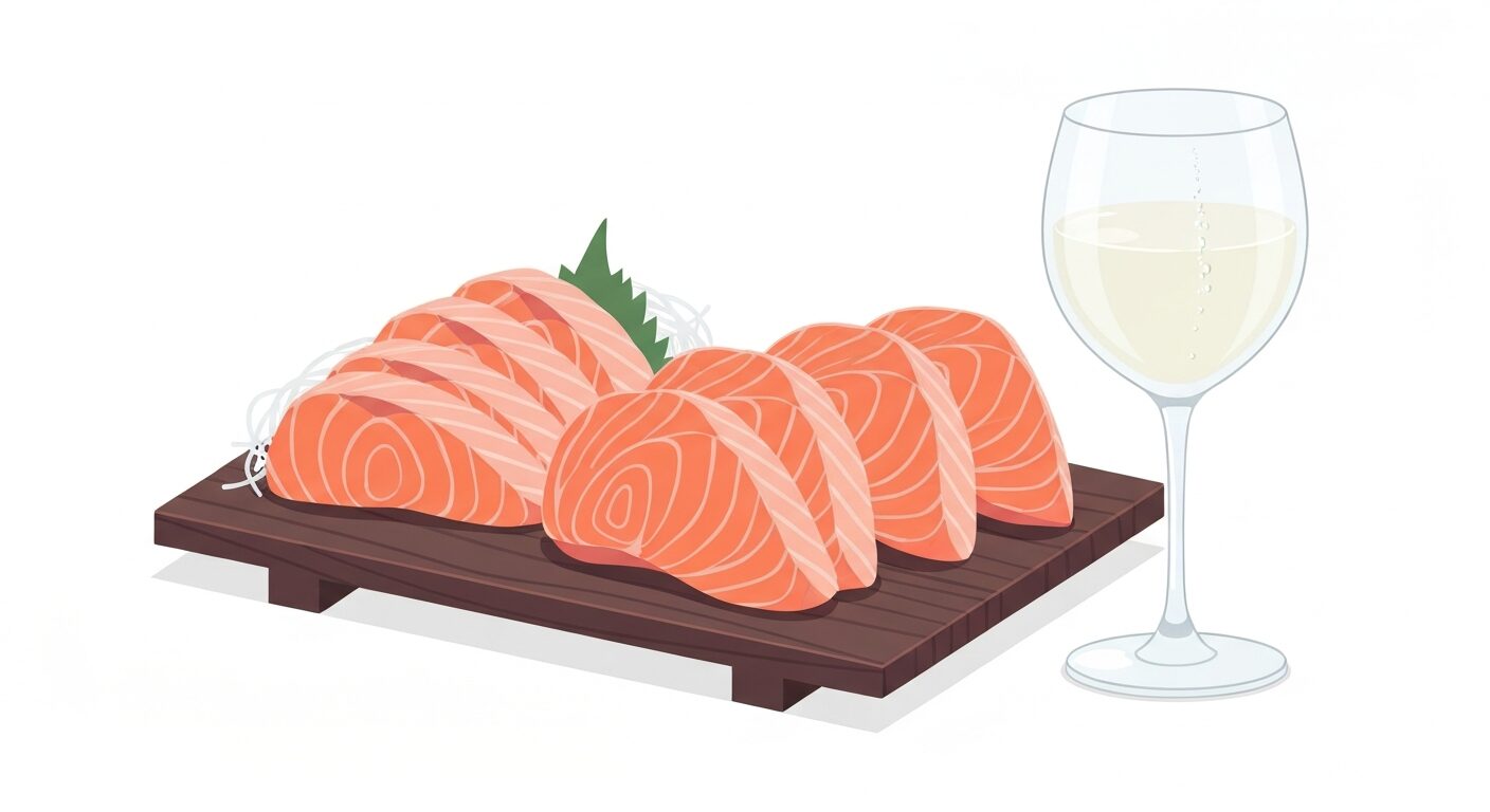 刺身とワインのペアリング - 白ワインとお刺身の組み合わせ