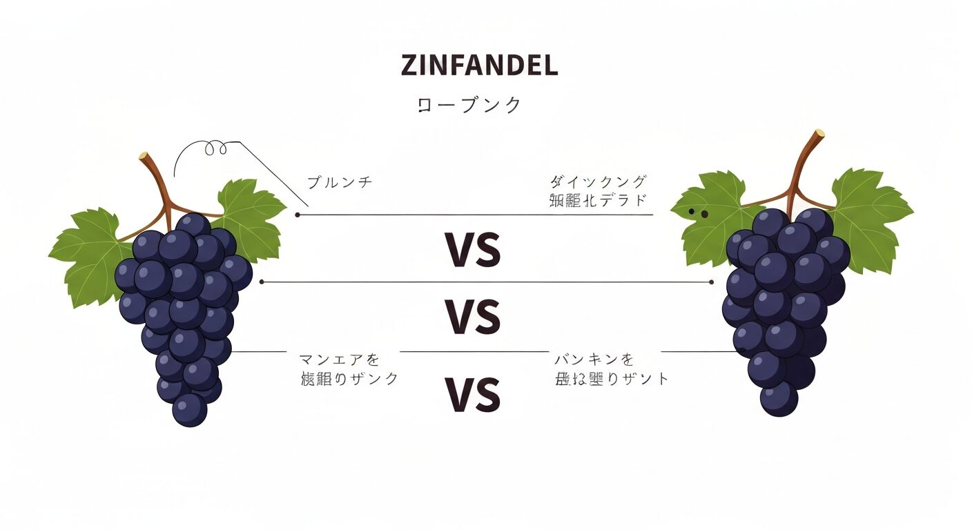 カリフォルニアワイン品種比較