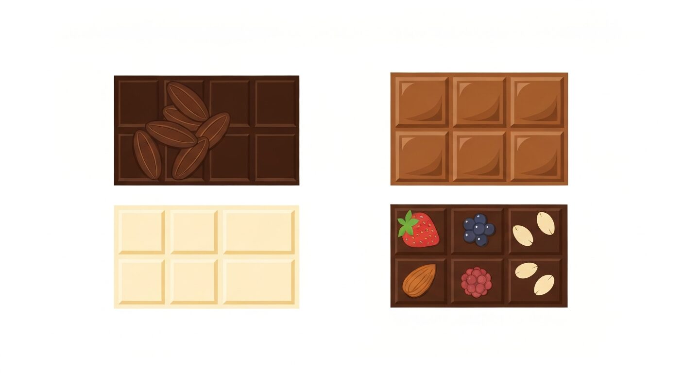 チョコレートの種類別ペアリング一覧