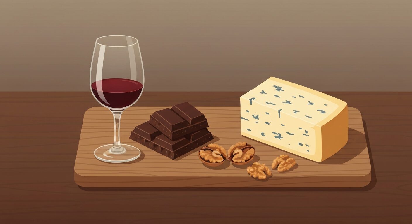 ポートワインとチョコレート・チーズのペアリング